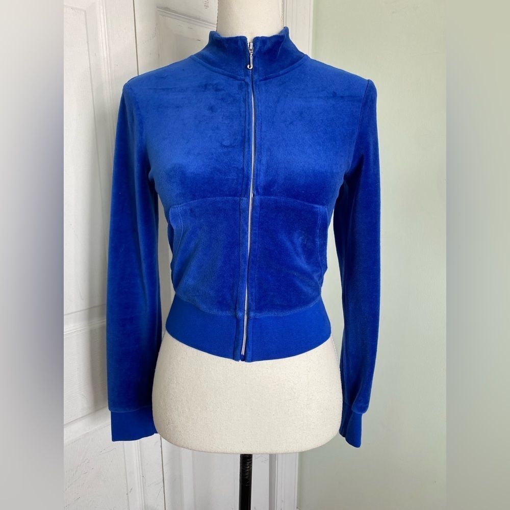 Y2K Glam with Blue Velvet Juicy Couture Jacket